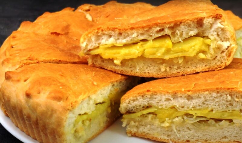 Пирог с картофелем по монастырскому рецепту. Тесто на воде: коротко, ясно и вкусно